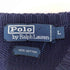 ポロバイラルフローレン Polo by RALPH LAUREN 90S ポニー 刺繍 クルーネック コットン ニット セーター メンズ import:L